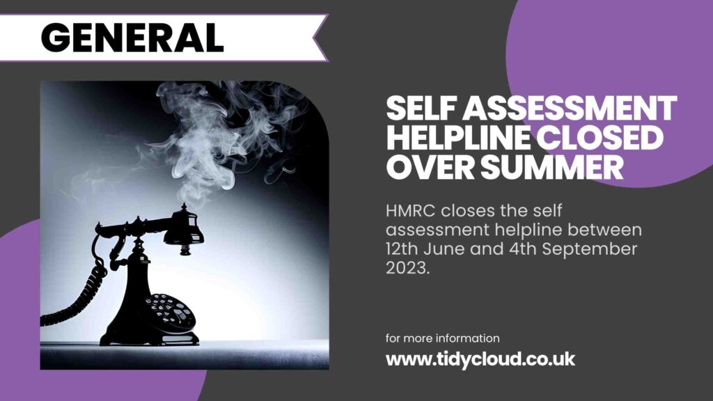 TidyCloud Self Assessment Helpline Closed tidycloud-self-assessment-helpline-closed